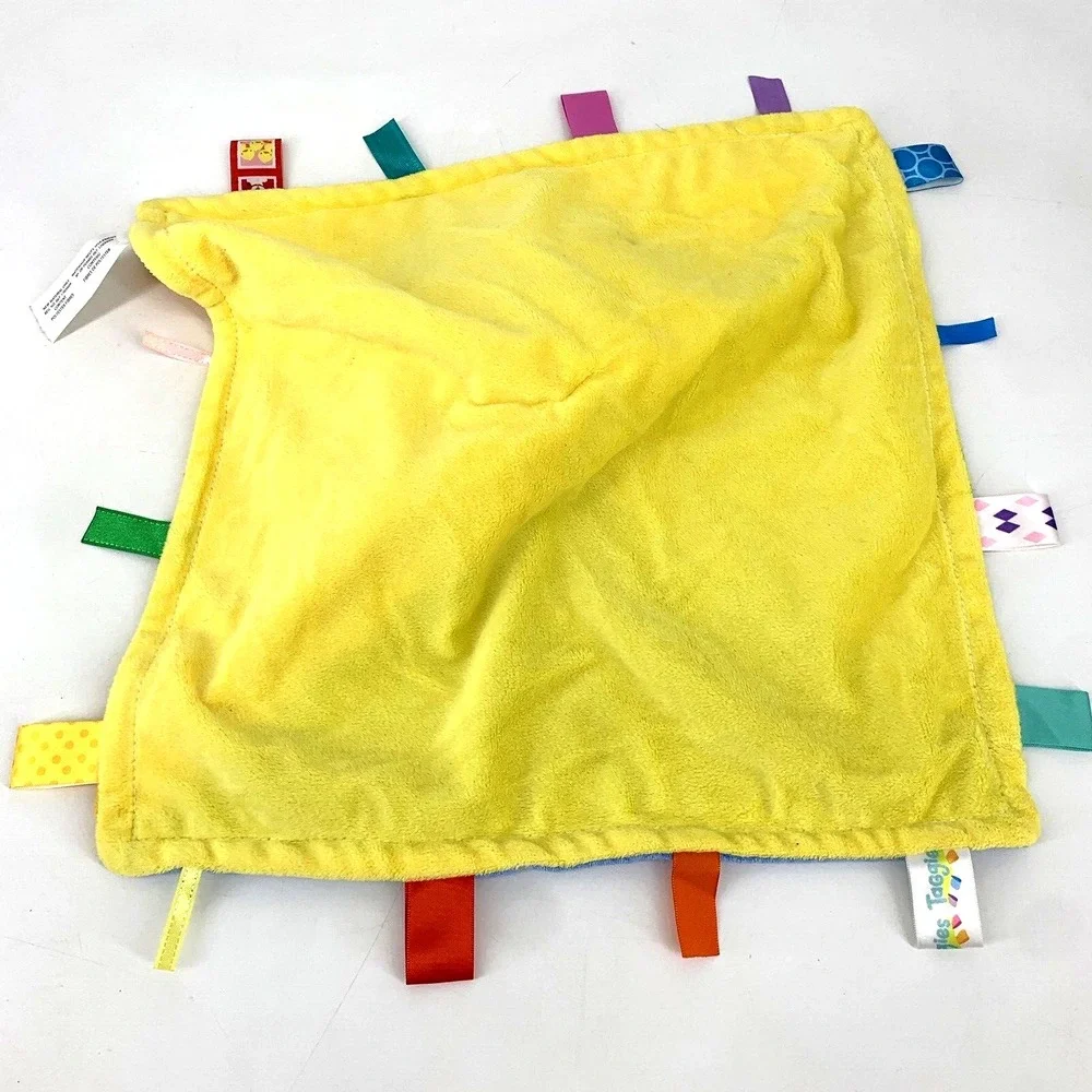 Taggies Lovey Baby Security Blanket Plush Multicolor Brown Monkey‎